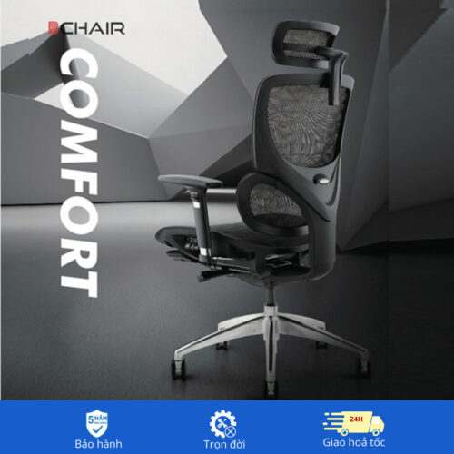 Ghế Công Thái Học Ergonomic B-101AF-16L Có Kê Chân