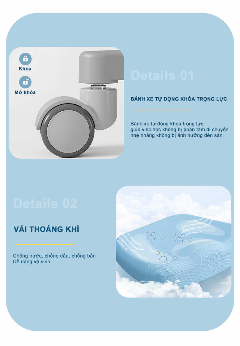 Ghế chống gù lưng cho học sinh DRY-816 15 ghe chong gu dry 816 anh4