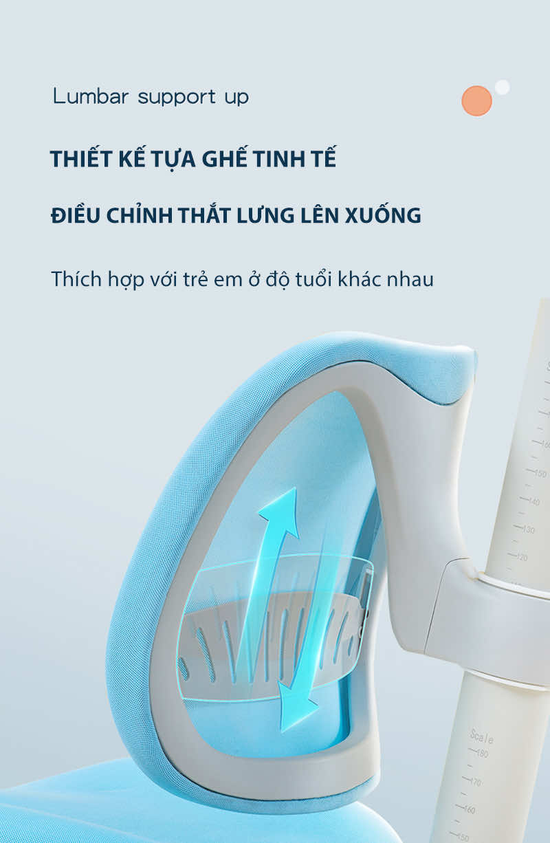 Ghế chống gù công thái học cho trẻ em DSY-1002 5 Ghế chống gù công thái học cho trẻ em DSY-1002 - Ảnh 5