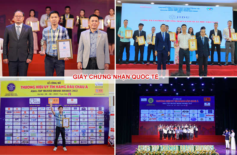 Hình ảnh vinh danh Bchair nhận giấy chứng nhận