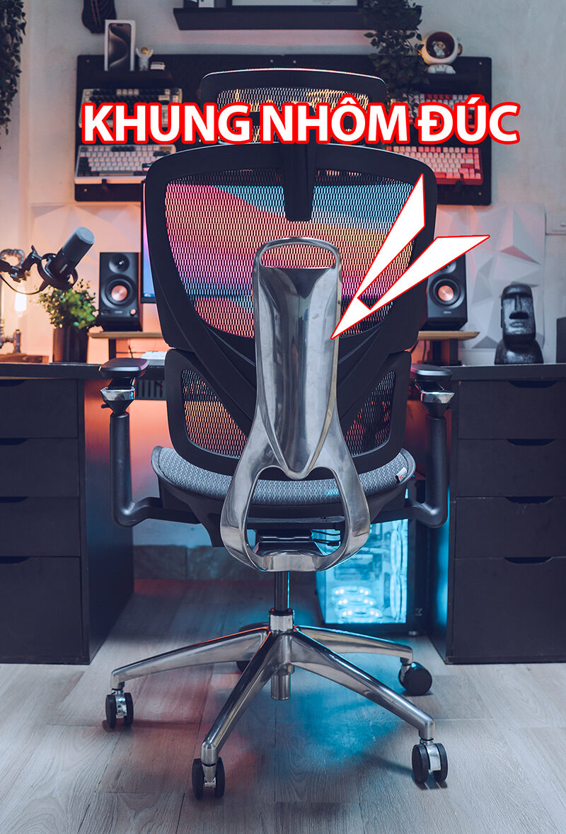 Khung ghế nhôm đúc nguyên khối