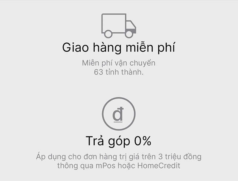 Giao hàng miễn phí toàn quốc