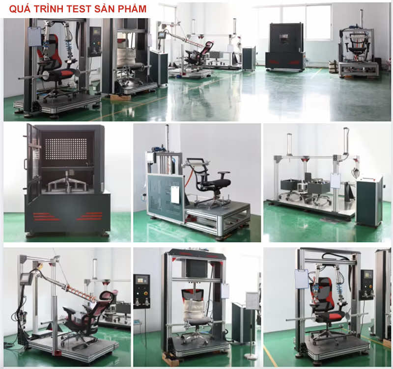 Quá trình test chất lượng sản phẩm