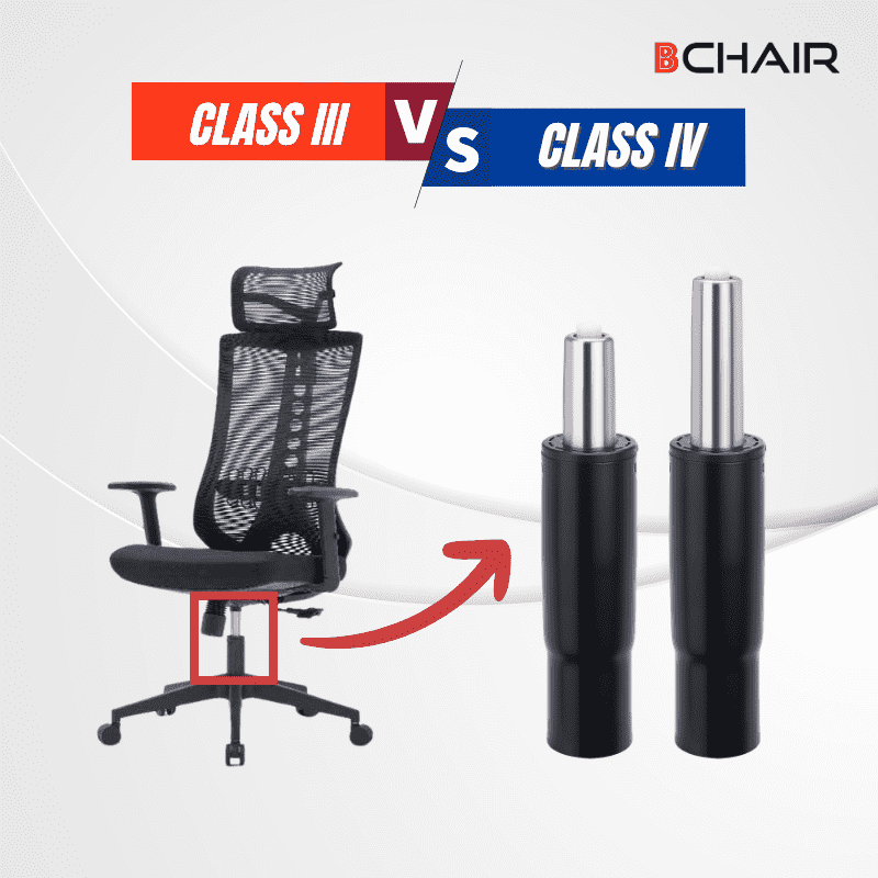 Phân loại piston ghế công thái học, nên chọn class 3 hay class 4?