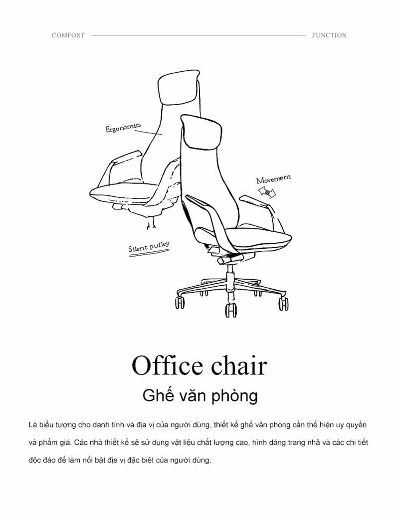 Ghế giám đốc, ghế văn phòng cao cấp Bchair