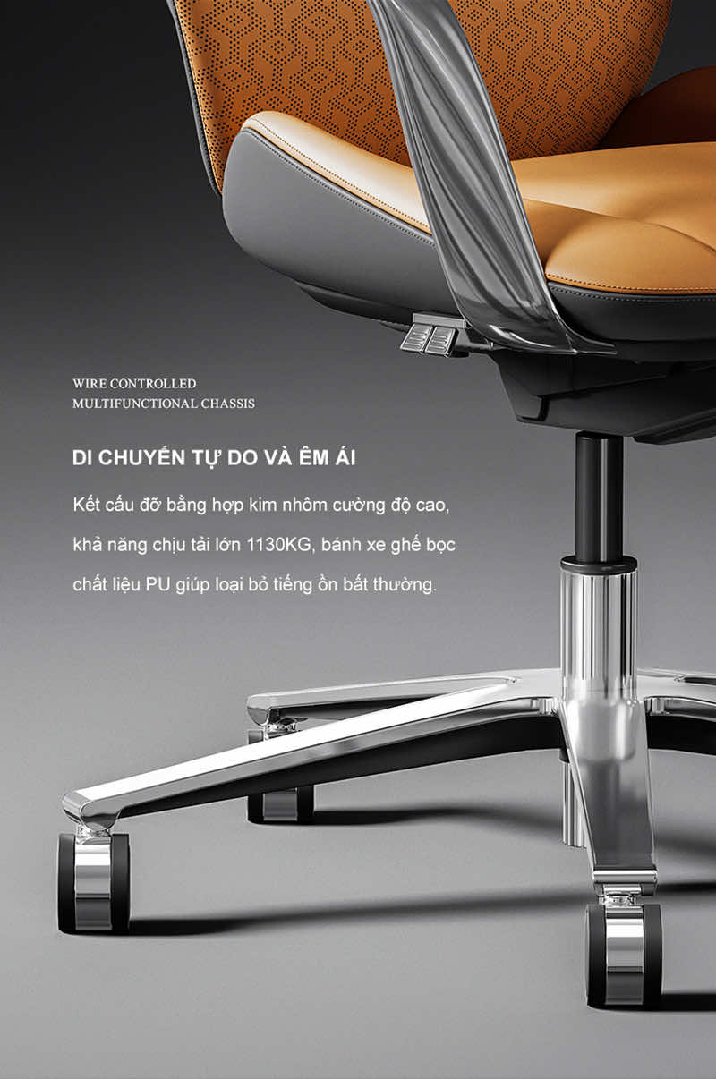 Di chuyển tự do và êm ái