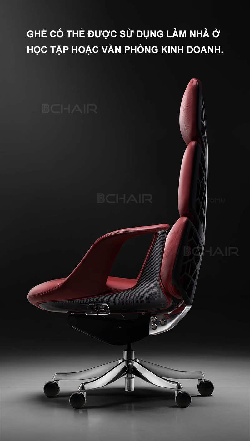 Ghế da cao cấp có thể sử dụng làm việc ở nhà, học tập hoặc văn phòng