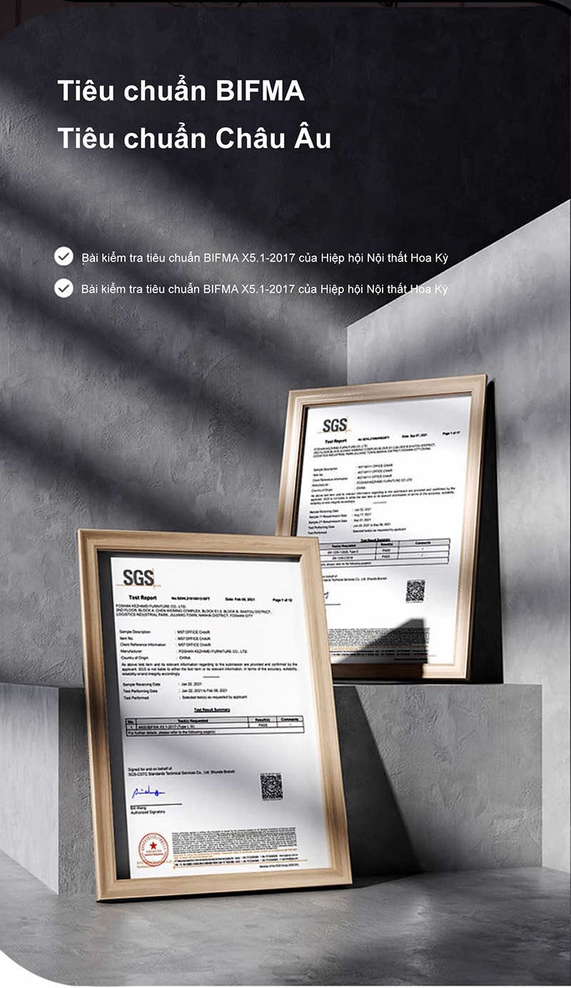 Tiêu chuẩn BIFMA của Hoa Kỳ