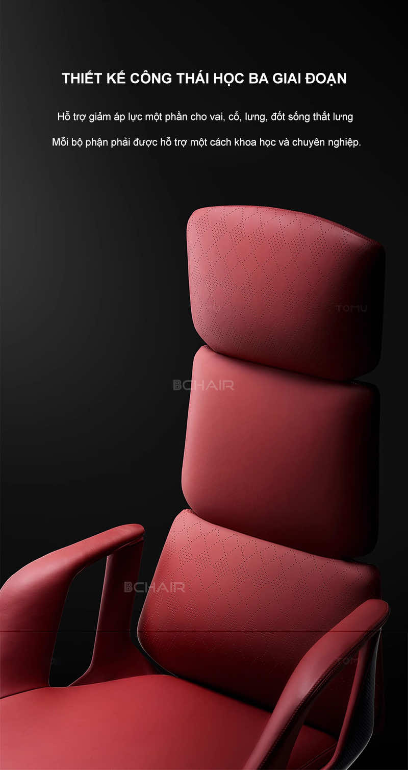 Thiết kế công thái học hỗ trợ vai, cổ và lưng