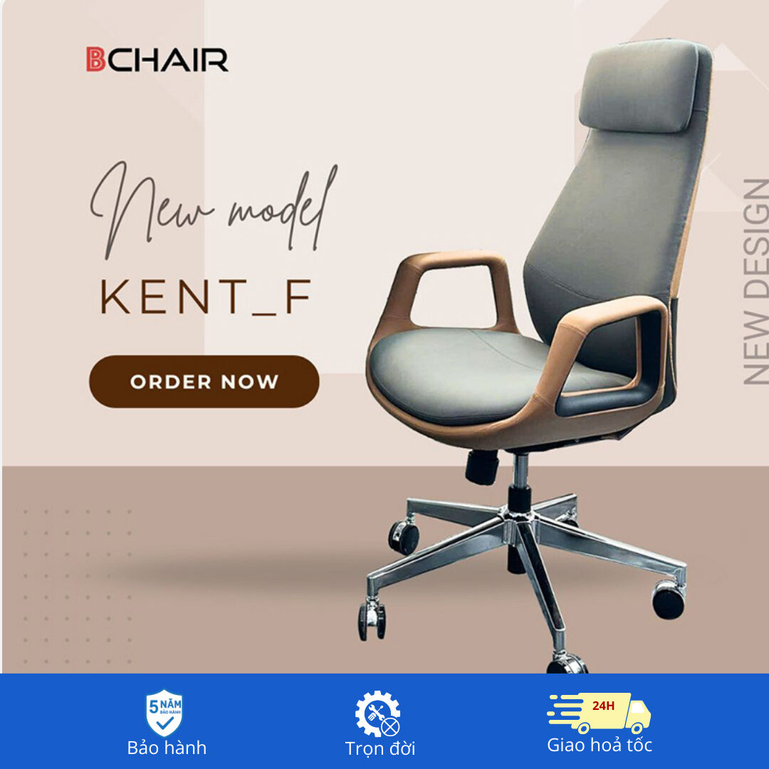 Ghế giám đốc KentF thiết kế hiện đại sang trọng 1 Ghế giám đốc KentF thiết kế hiện đại sang trọng