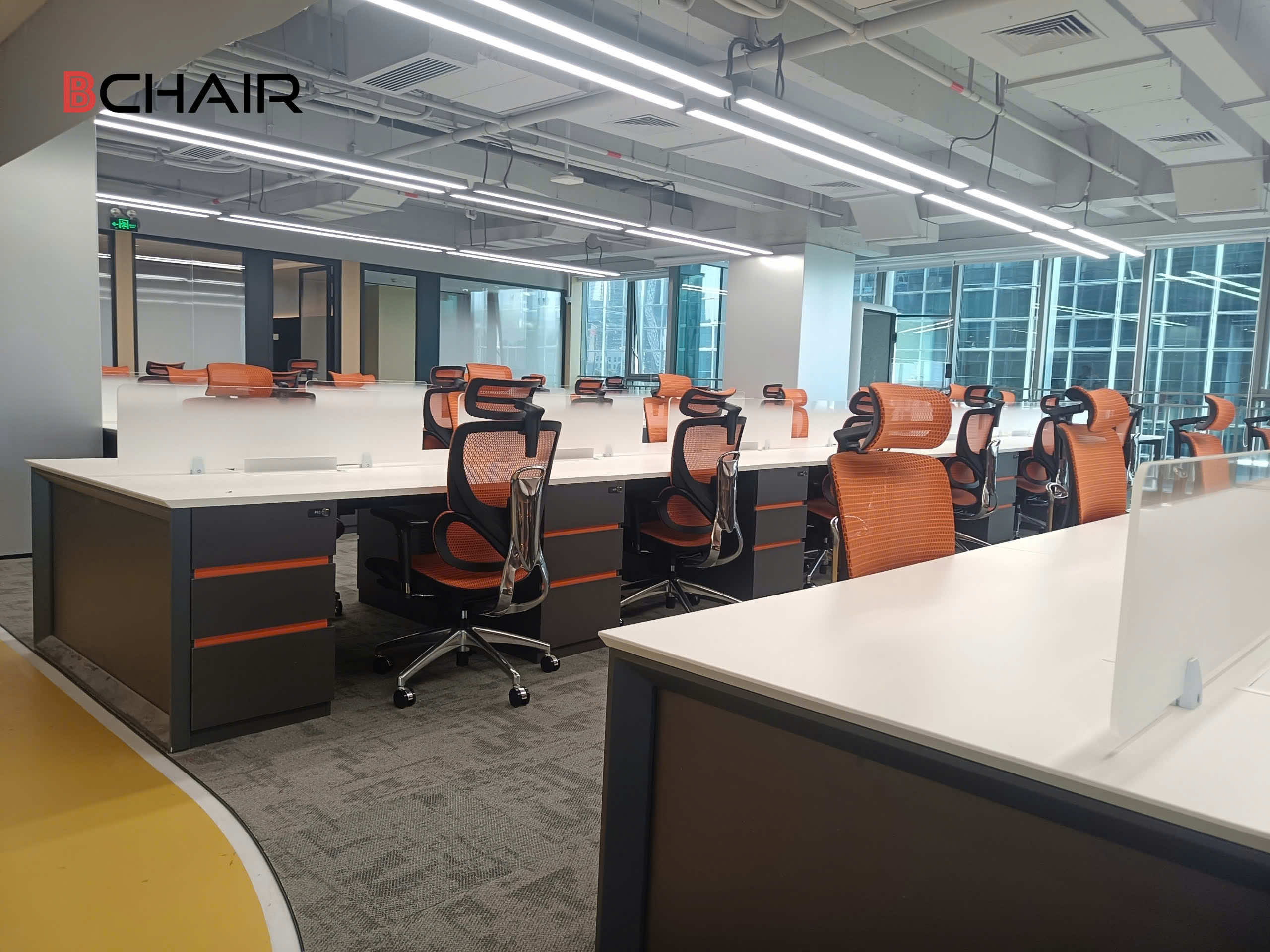 Bchair cung cấp 80 ghế công thái học B-1018D cho Nedec Việt Nam