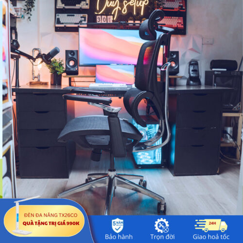 Mẫu ghế B-1018D màu đen