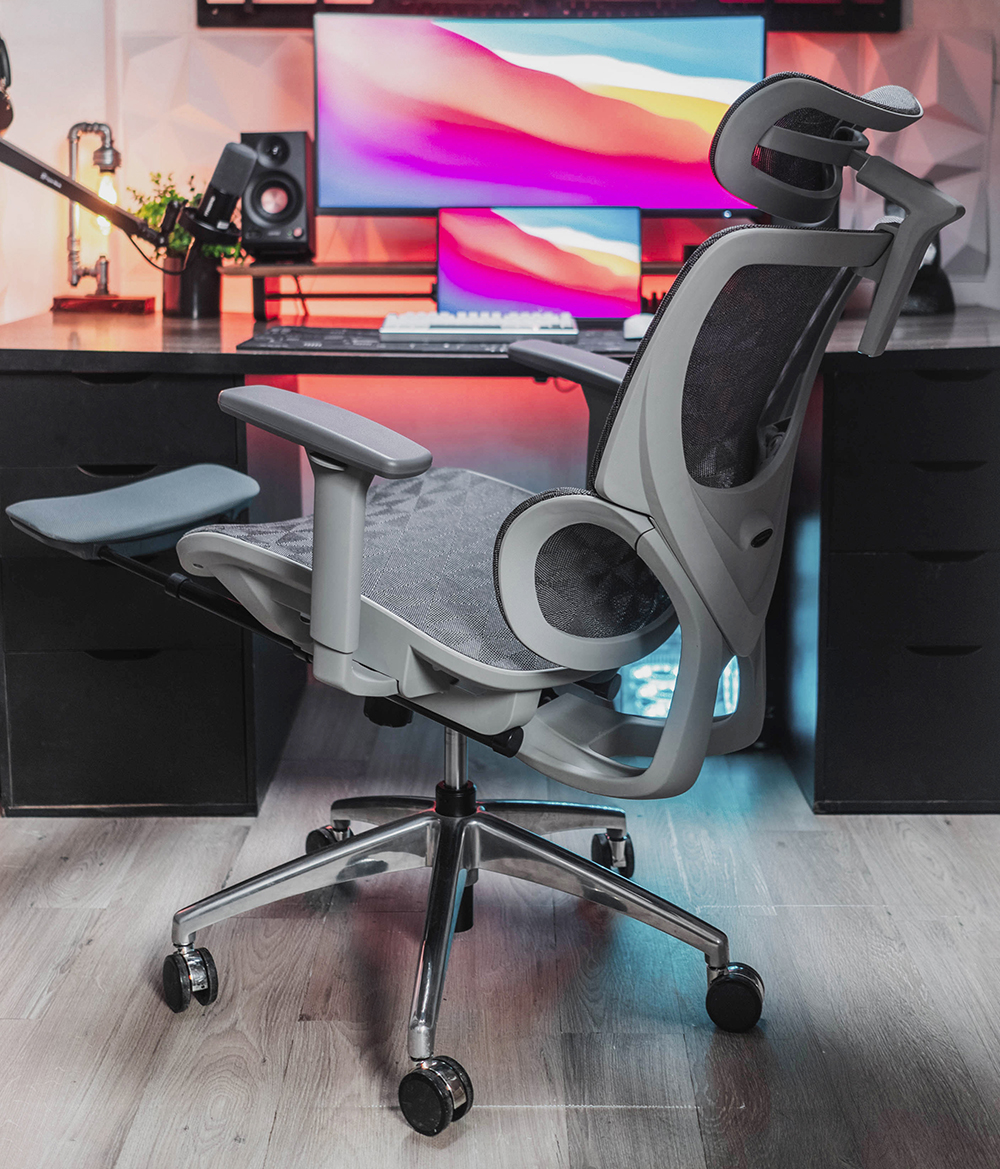 Ghế công thái học BC-102BV1 màu ghi chân nhôm đúc nguyên khối 5 STE00046 HDR