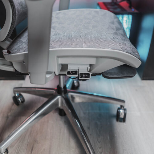 Ghế công thái học BC-102BV1 màu ghi chân nhôm đúc nguyên khối 15 STE00055 HDR