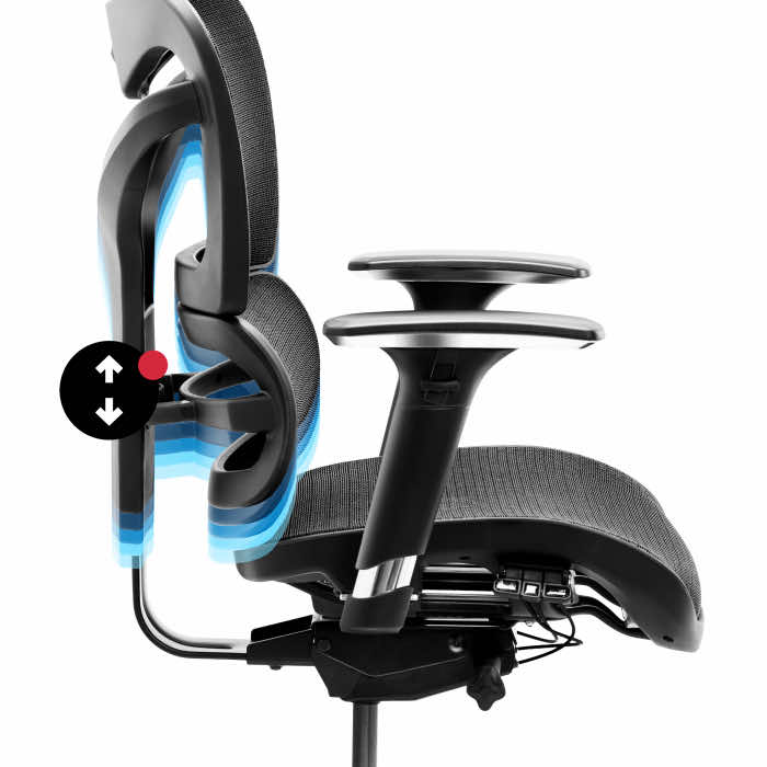 Tựa lưng công thái học tháo rời