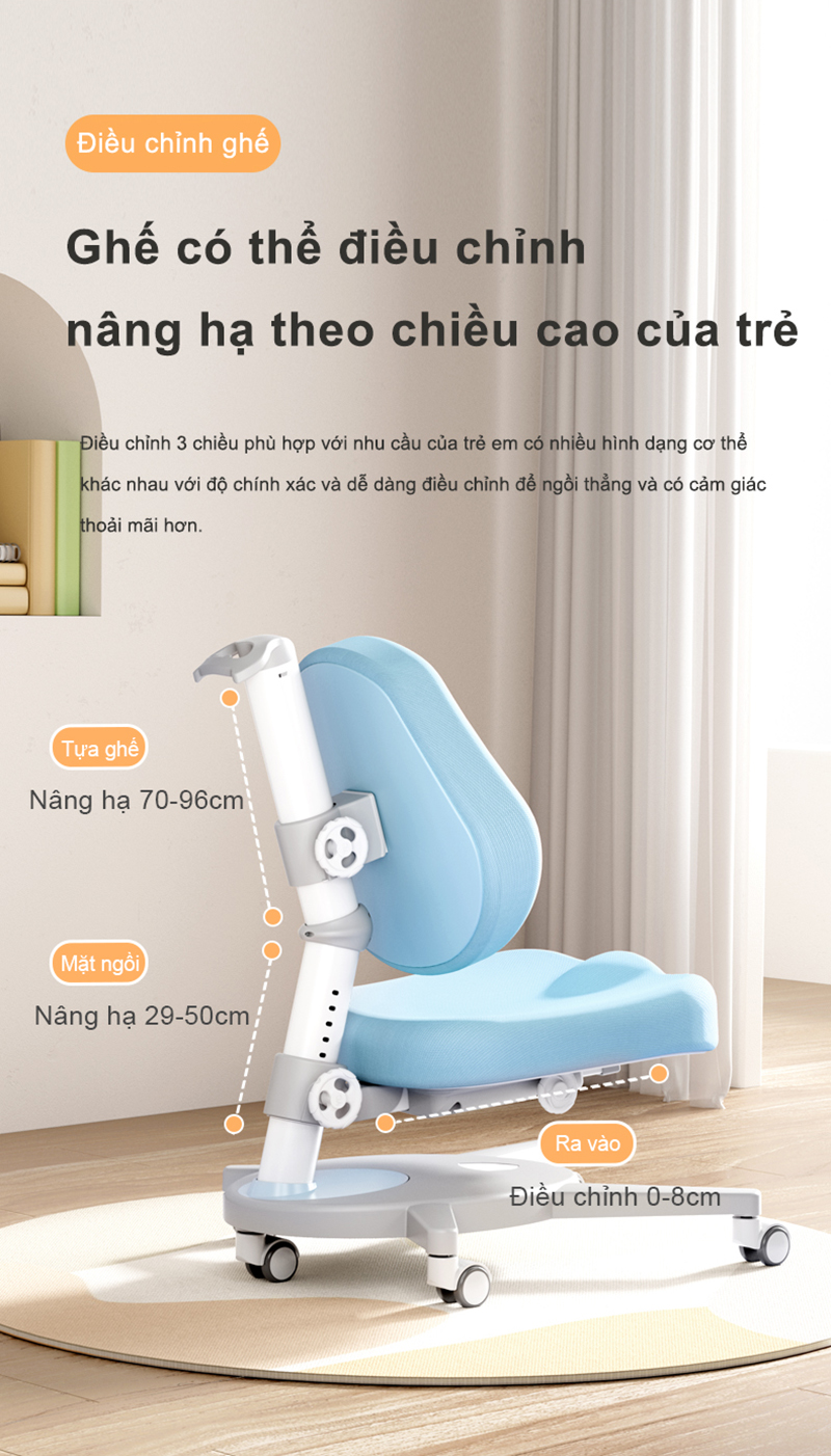 Ghế Chống Gù DRY-801-2 Công Thái Học, Bảo Vệ Cột Sống, Ngồi Đúng Tư Thế 5 anh15