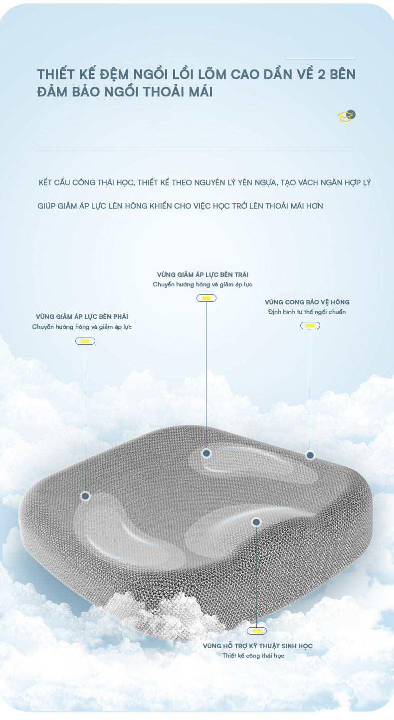 Ghế Chống Gù Lưng DRY-818 – Nâng Hạ Nút Bấm 24 Thiet Ke Dệm Lồi Lõm Bsuc