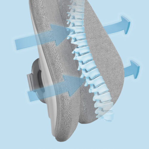Ghế Chống Gù Lưng DRY-818 – Nâng Hạ Nút Bấm 11 Tua Lung 3d Bsuc