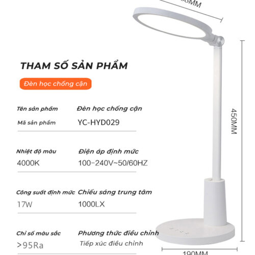 đèn Học Chống Cận HYD 029 Ảnh 11