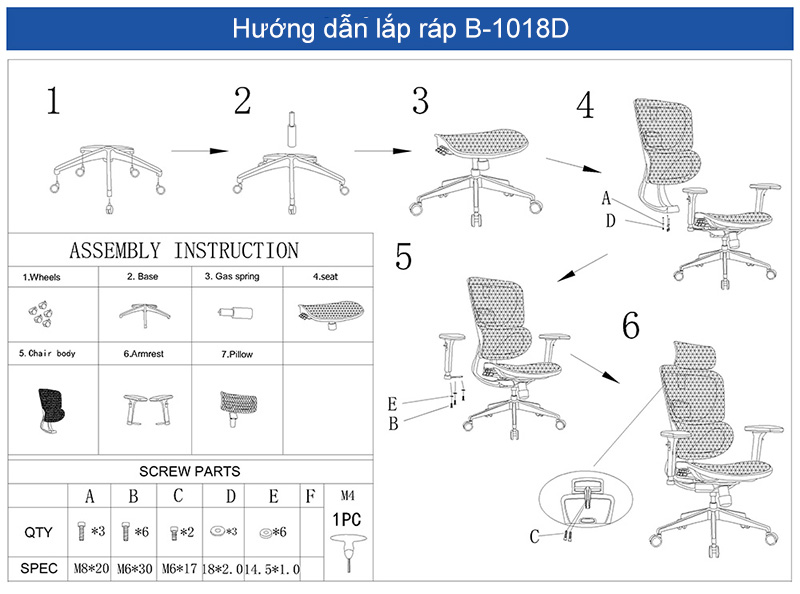 hướng dẫn lắp rápBC-1018V1