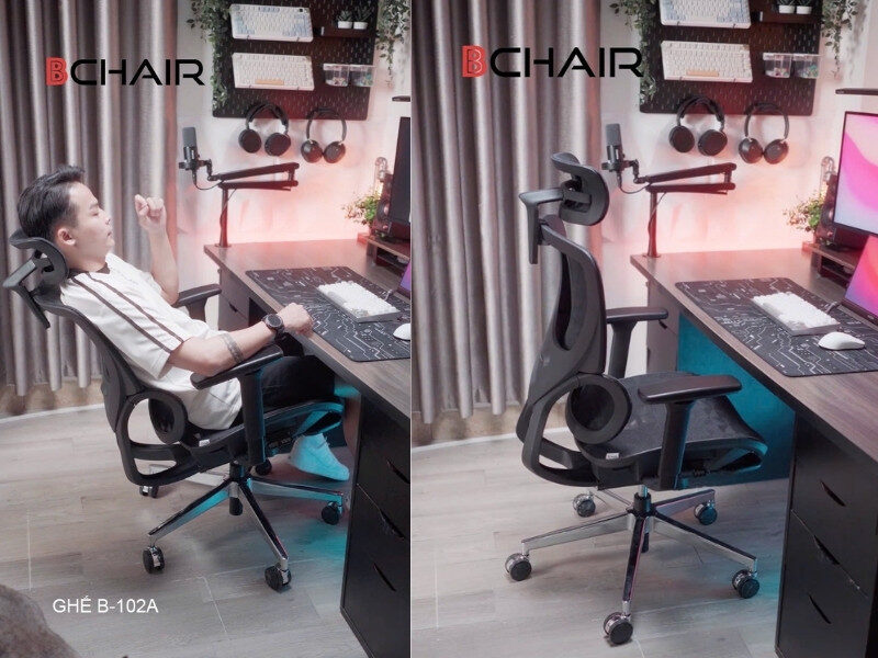 cách hạ ghế xoay