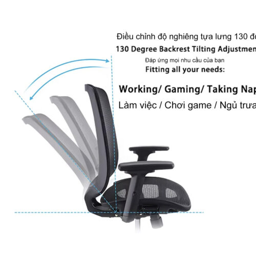 Ghế nhân viên văn phòng BC-406 17 Ghe van phong chat luong cao BC 406 anh 06