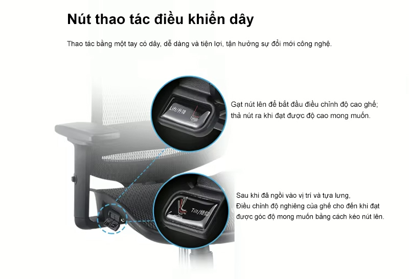 Ghế nhân viên văn phòng BC-406 29 Ghế nhân viên văn phòng điều khiển sử dụng 2 wireline